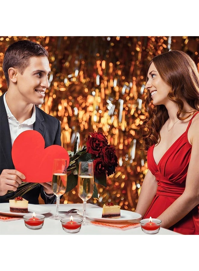 30Pcs Red Floating Candles Centerpieces for Wedding 1.5 Inch Small Unscented Floating Candles Decoration for Valentine's Day Party Wedding Anniversary Holiday Party Gifts Home Pool Decor - Image 5